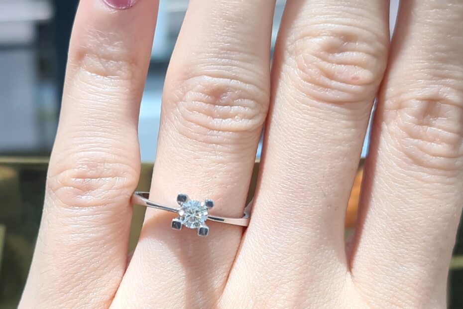 2. El 0,27 Karat Pırlanta Tektaş Yüzük X005155