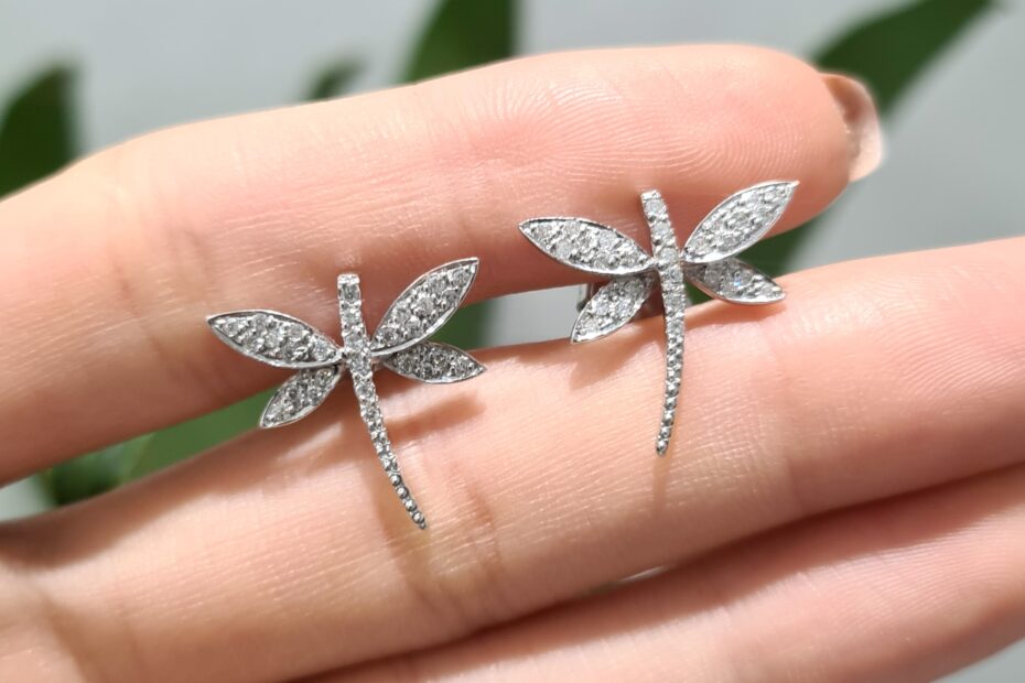 2. El 0,30 Karat Pırlanta Yusufçuk Küpe X005134