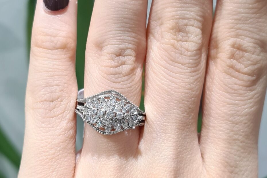 2. El 0,40 Karat Pırlanta Tasarım İkili Yüzük X005119