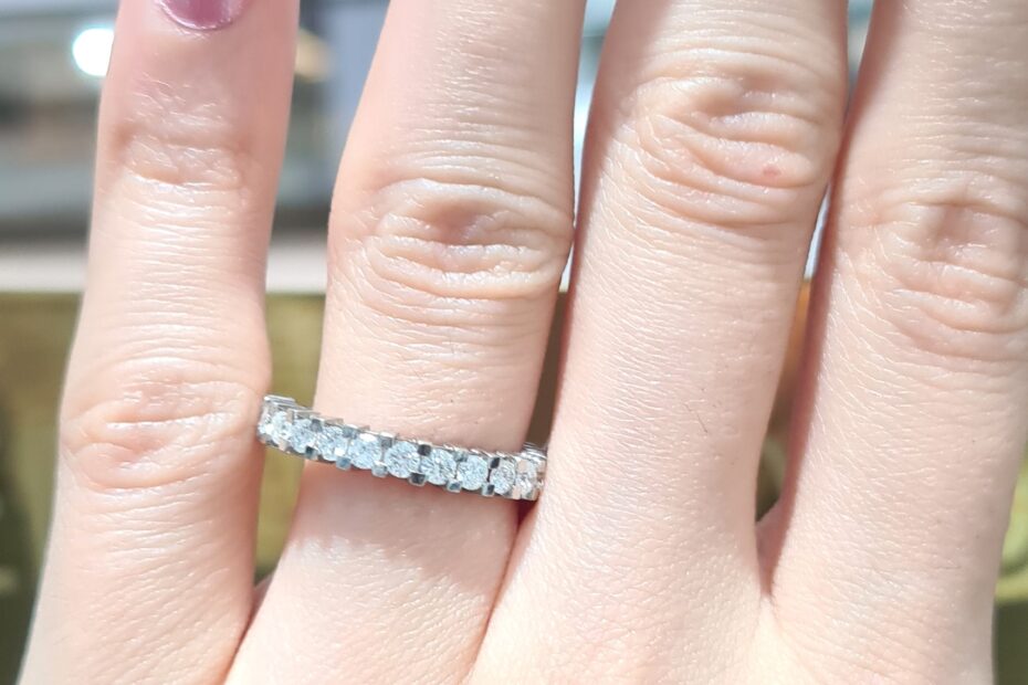 2. El 0,68 Karat Pırlanta Yarımtur Yüzük X005186