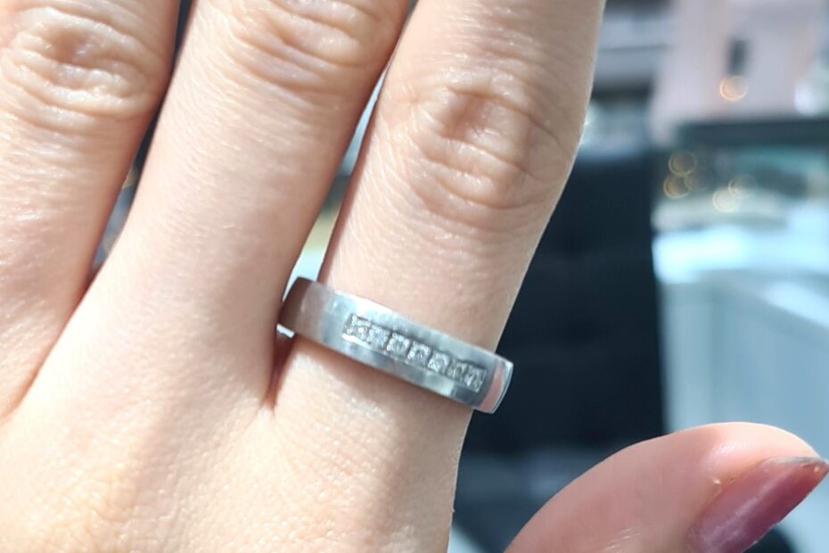 2. El 0,11 Karat Pırlanta Yeditaşlı Alyans Yüzük X005268