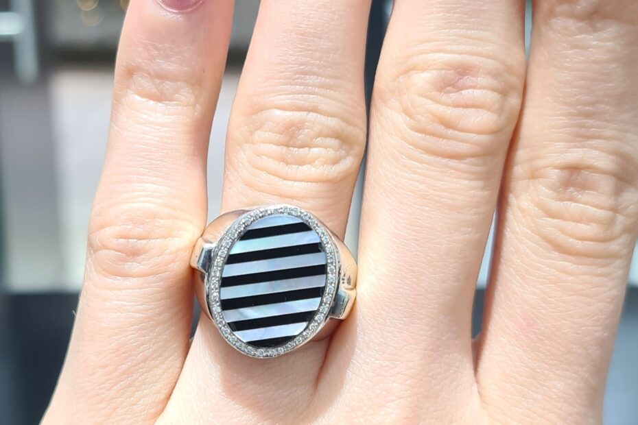 2. El 0,12 Karat Pırlanta Mineli Unisex Fantezi Yüzük X005271