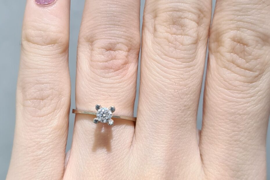 2. El 0,23 Karat Pırlanta Tektaş Yüzük X005258