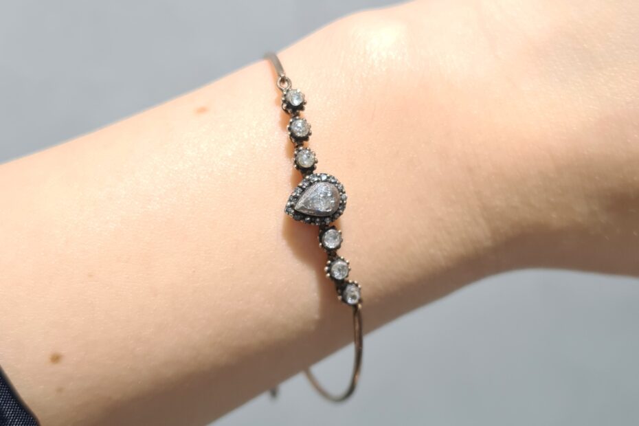 2. El 0,25 Karat Elmas Damla Tasarım Bileklik X005282