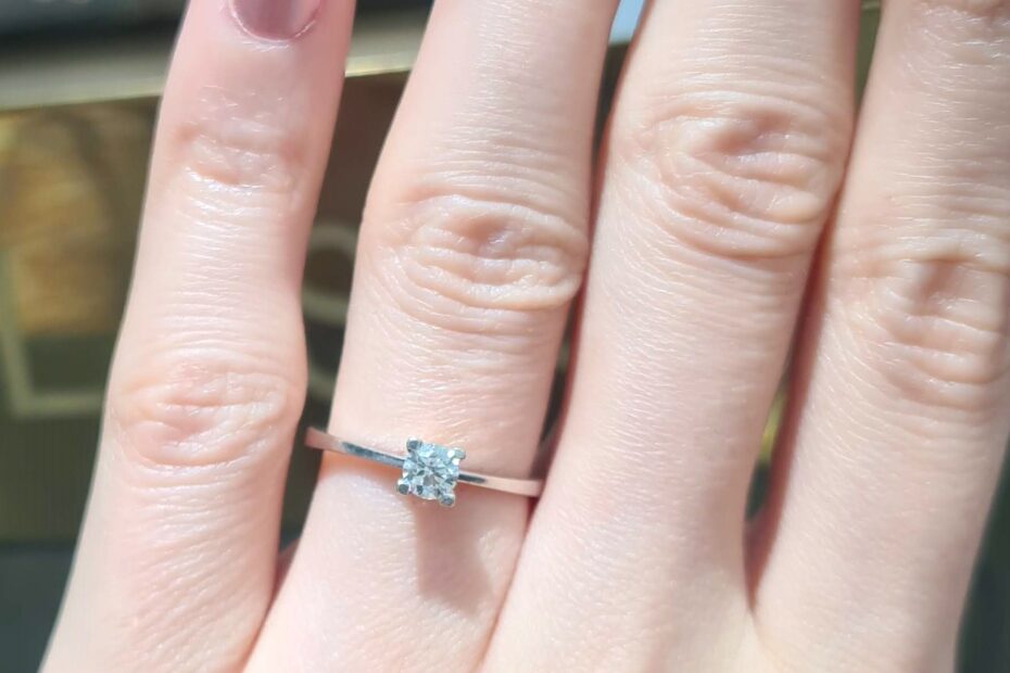 2. El 0,26 Karat Pırlanta Tektaş Yüzük X005284