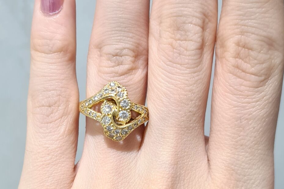 2. El 0,35 Karat Pırlanta Fantezi Yüzük X005278