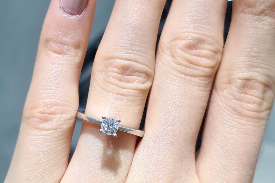 2. El 0,35 Karat Pırlanta Tektaş Yüzük X005313