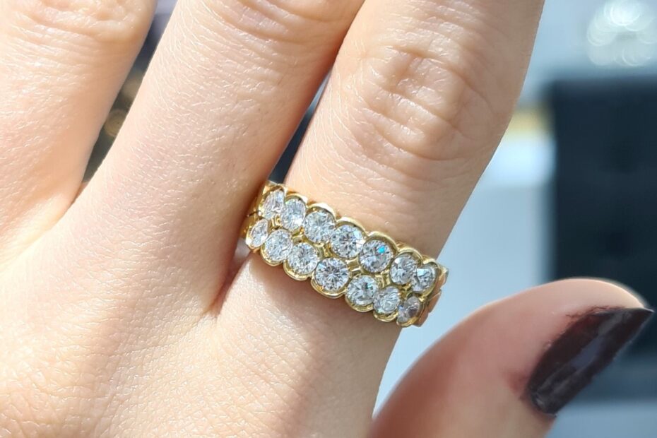 2. El 1,15 Karat Pırlanta Otantik Tasarım Yüzük X005269