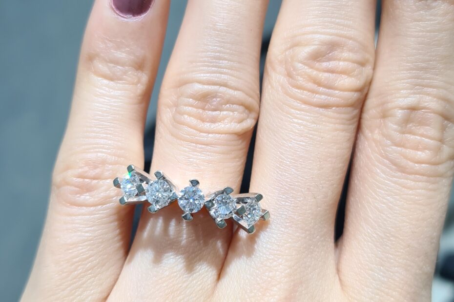 2. El 1,28 Karat Pırlanta Beştaş Yüzük X005348