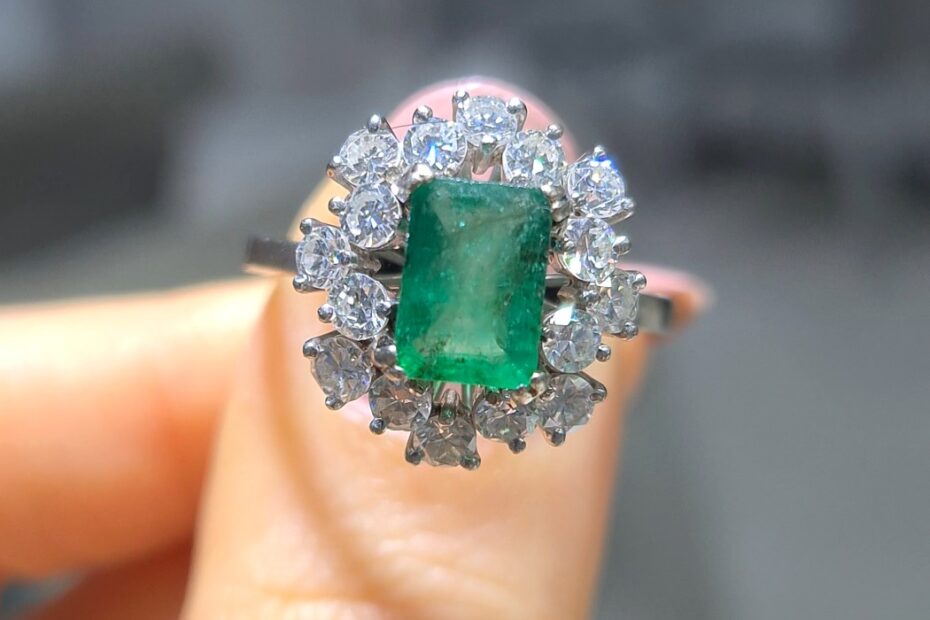 2. El 2,34 Karat Pırlanta ve Zümrüt Yüzük X005316