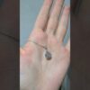 2. El 0,30 Karat Baget Pırlantalı Zarif Kolye X005303