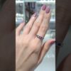 2. El 0,53 Karat Pırlanta ve Safir Yarımtur Yüzük X005290