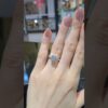 Outlet Pırlanta 0,43 Ct Baget Yüzük X005294