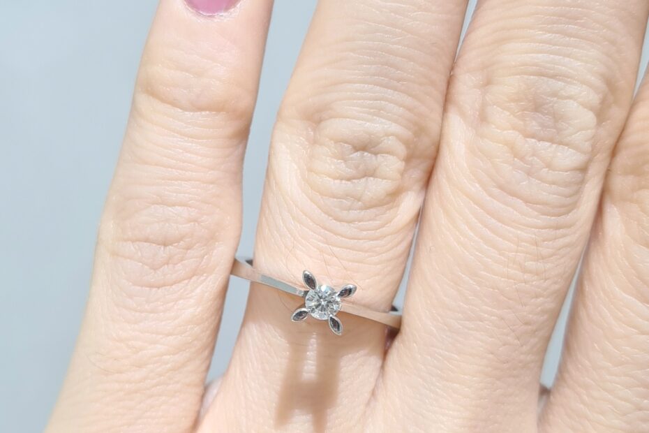 2. El 0,15 Karat Pırlanta Tektaş Yüzük X005400