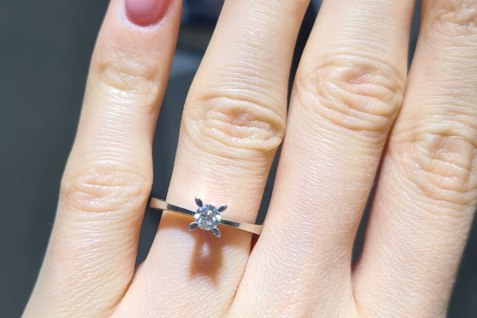 2. El 0,24 Karat Pırlanta Tektaş Yüzük X005377