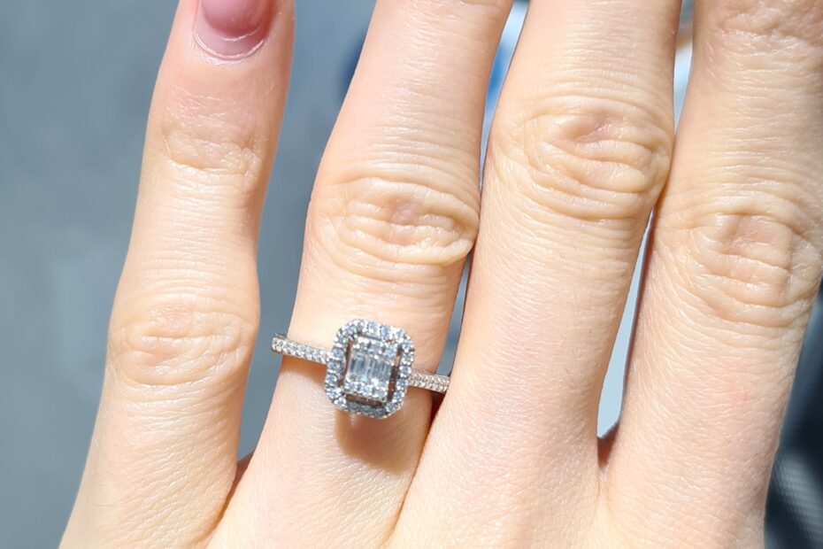 2. El 0,32 Karat Pırlanta Baget Yüzük X005491