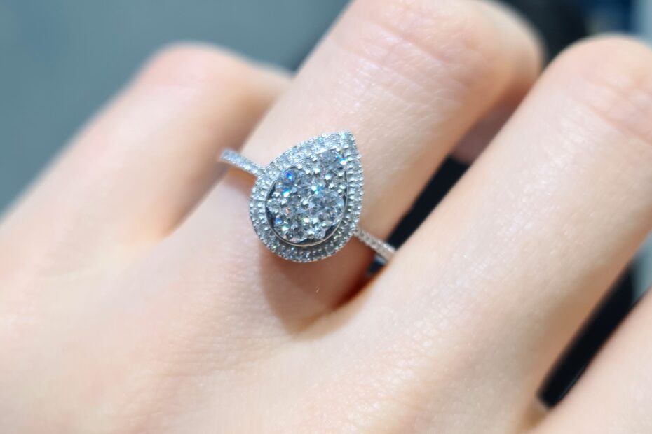 2. El 0,45 Karat Pırlanta Damla Yüzük X005489