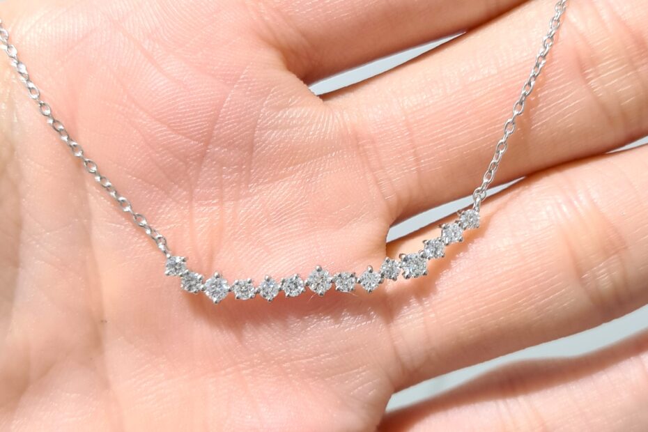 2. El 0,54 Karat Pırlanta Zarif Kolye X005482