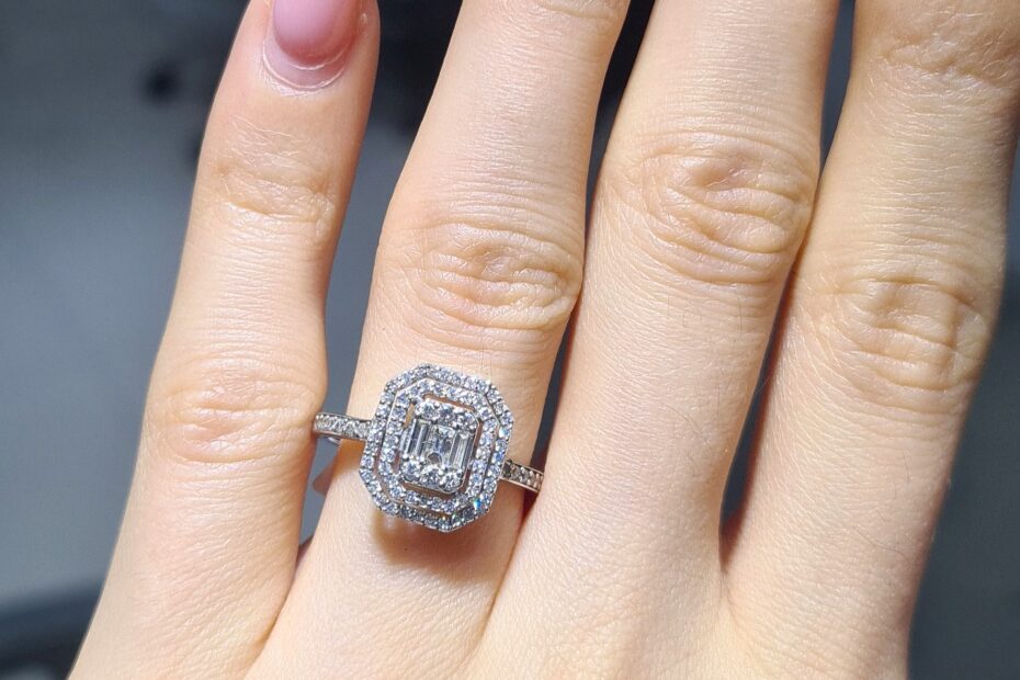 2. El 0,57 Karat Pırlanta Baget Yüzük X005481