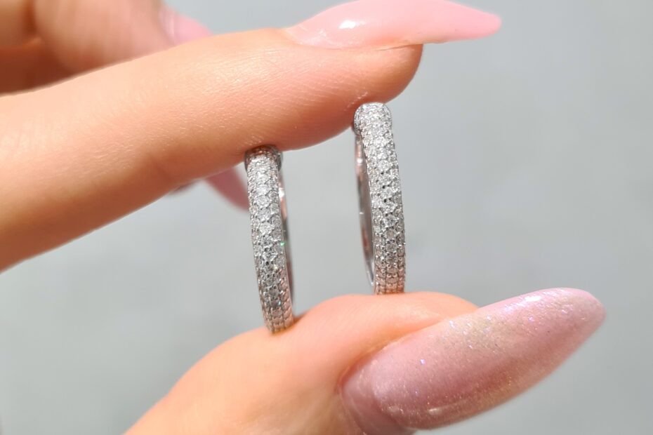 2. El 0,61 Karat Pırlanta Halka Küpe X005480