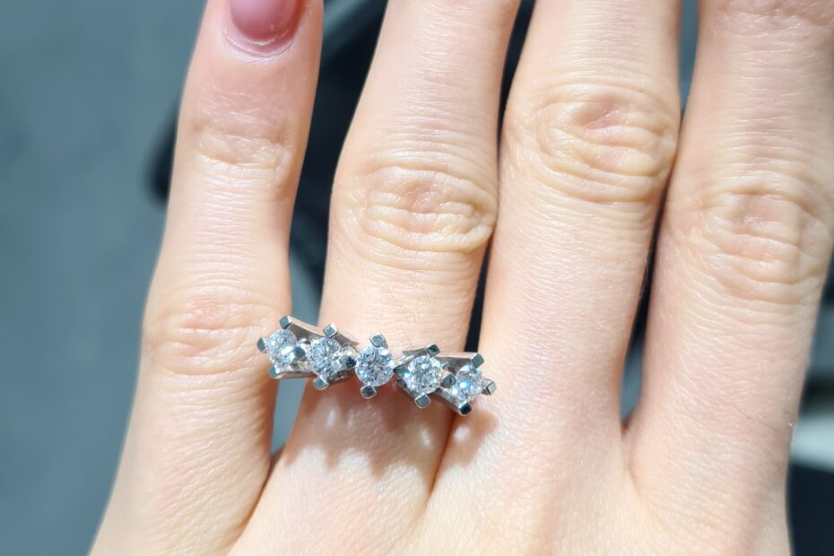 2. El 1,00 Karat Pırlanta Beştaş Yüzük X005457