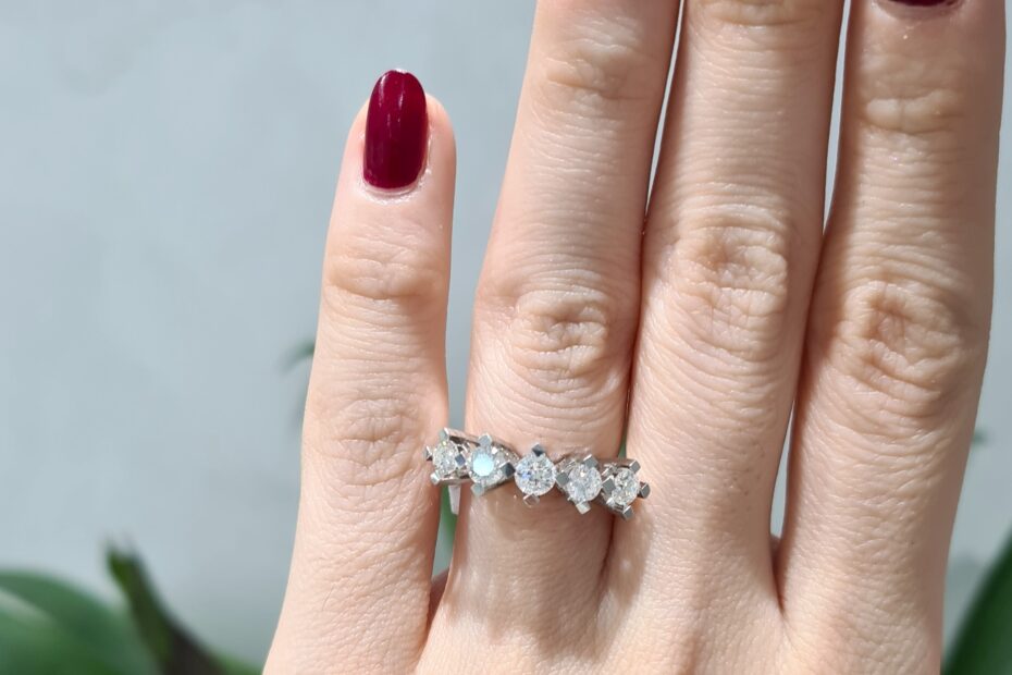 2. El 1,00 Karat Pırlanta Beştaş Yüzük X005485