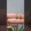 2. El 0,30 Karat Brown Pırlanta Tasarım Küpe X005473