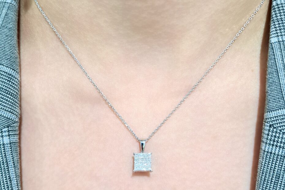 2. El 0,45 Karat Pırlanta Tasarım Kolye X005388