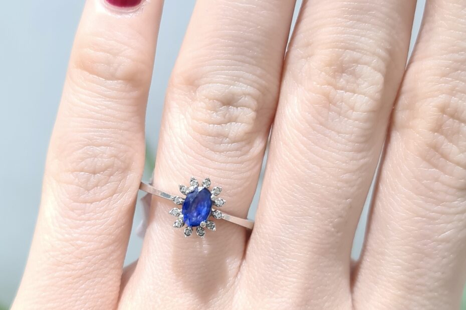 2. El 0,64 Karat Pırlanta ve Safir Yüzük X005486