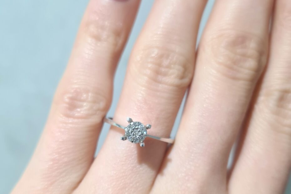 2. El 0,05 Karat Pırlanta Tektaş Yüzük X005541