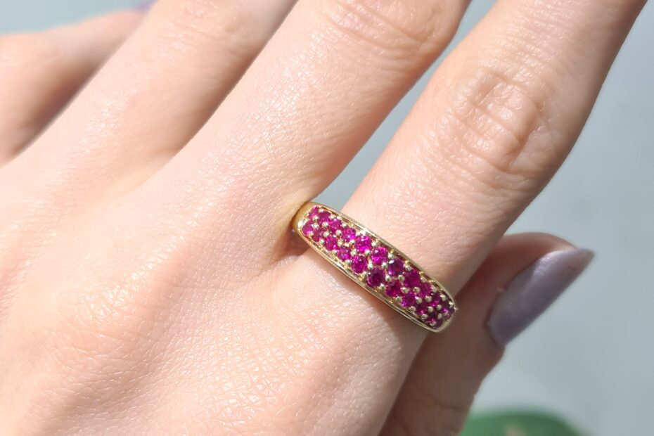 2. El 0,70 Karat Yakut Tasarım Yüzük ALM1043