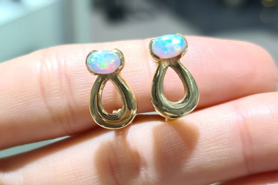 2. El Opal Tasarım Küpe X005596