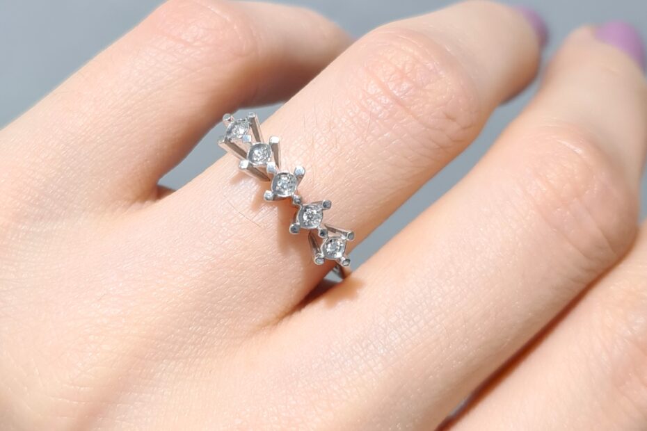 2. El 0,05 Karat Pırlanta Beştaş Yüzük X005717