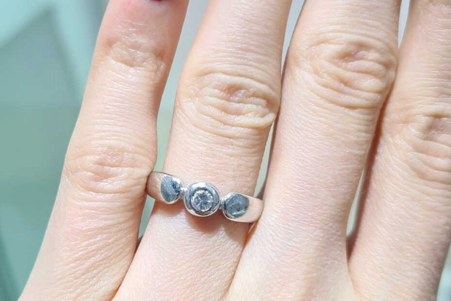 2. El 0,13 Karat Pırlanta Tektaş Tasarım Yüzük X005644