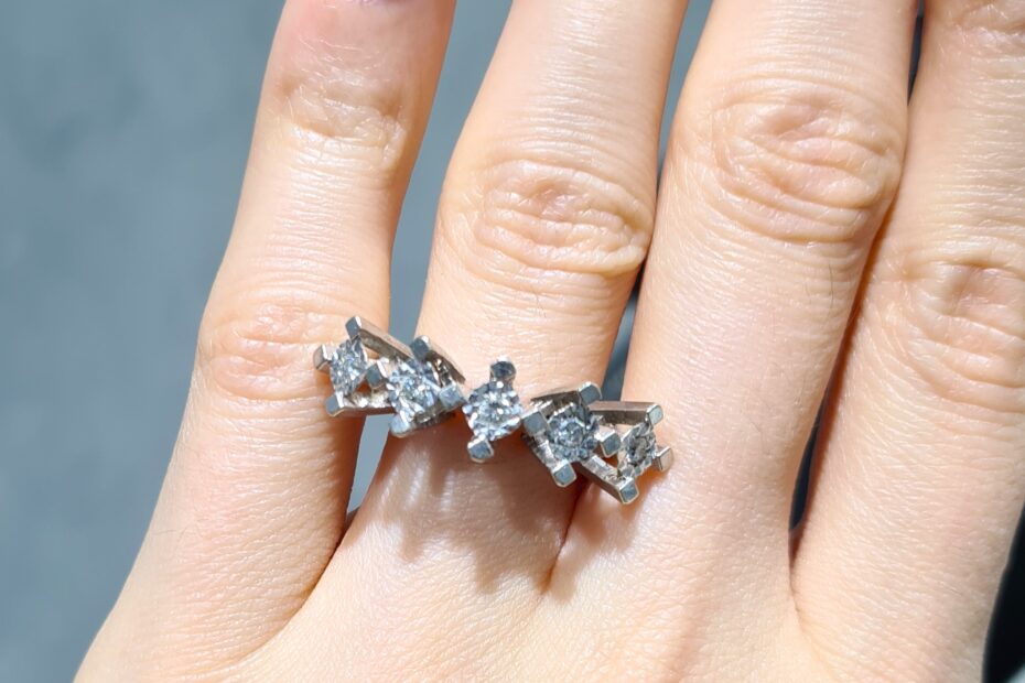 2. El 0,23 Karat Pırlanta Beştaş Yüzük X005694