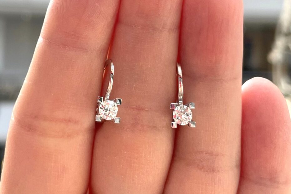 2. El 0,60 Karat HRD Sertifikalı Pırlanta Tektaş Küpe