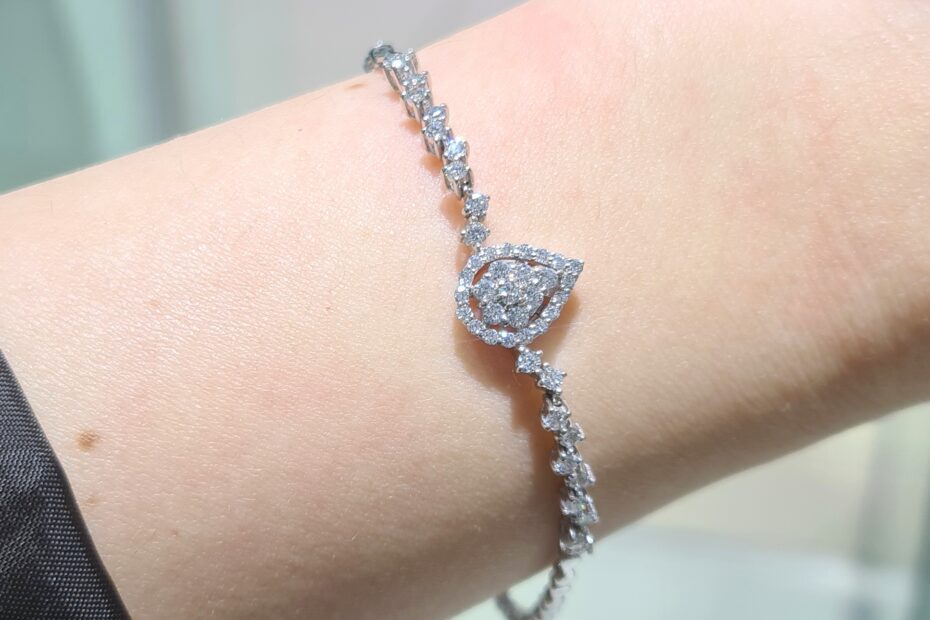 2. El 0,80 Karat Pırlanta Damla Bileklik X005718