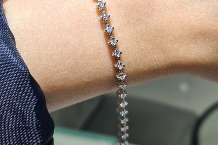 2. El 1,26 Karat Pırlanta Çapraz Suyolu Bileklik X005643