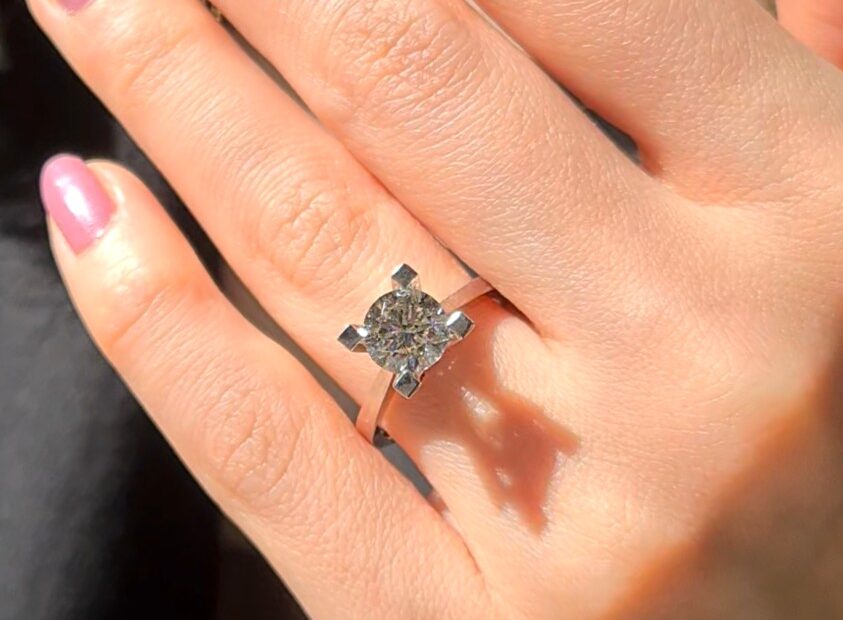 2. El 1,70 Karat IGI Sertifikalı Pırlanta Tektaş Yüzük X005666