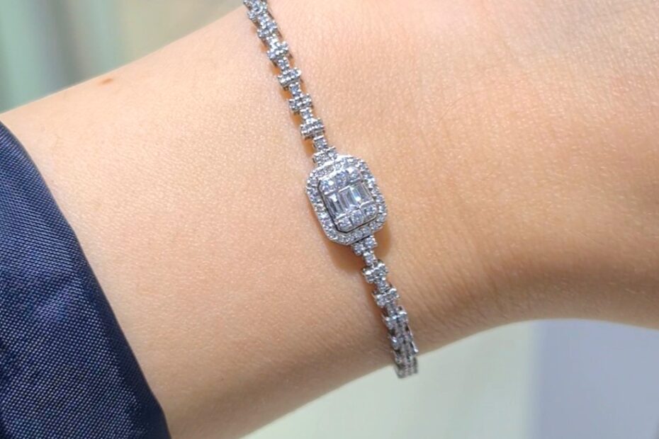 2. El 0,54 Karat Pırlanta Baget Bileklik X005837