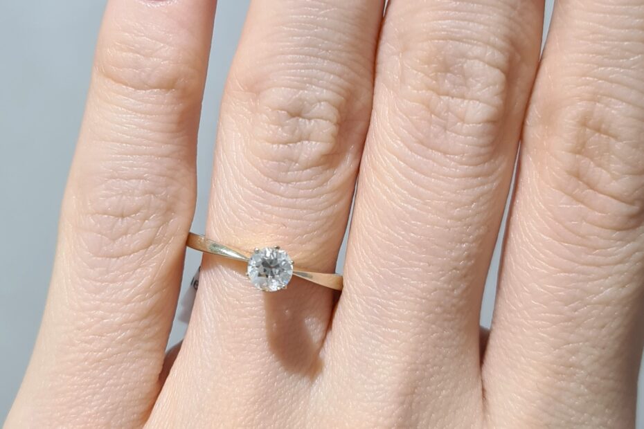 2. El 0,40 Karat Pırlanta Tektaş Yüzük X005832