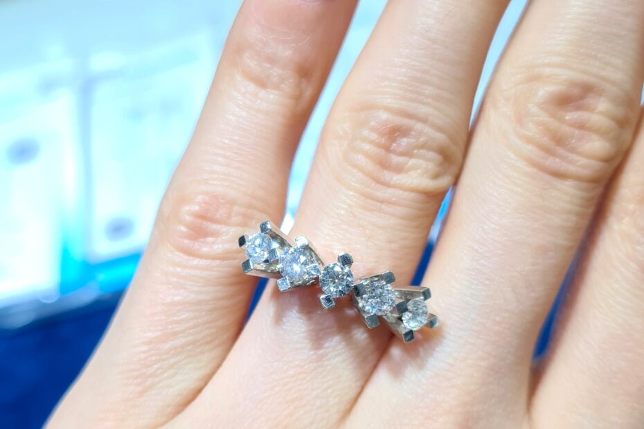 2. El 0,95 Karat HRD Sertifikalı Pırlanta Beştaş Yüzük X005794