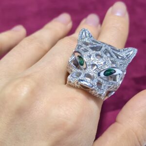 2. El 2,40 Karat Pırlanta Panter Yüzük