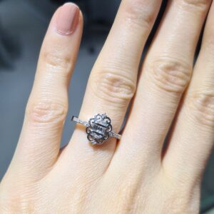 0,24 Karat Pırlanta Tasarım Baget Yüzük X005979
