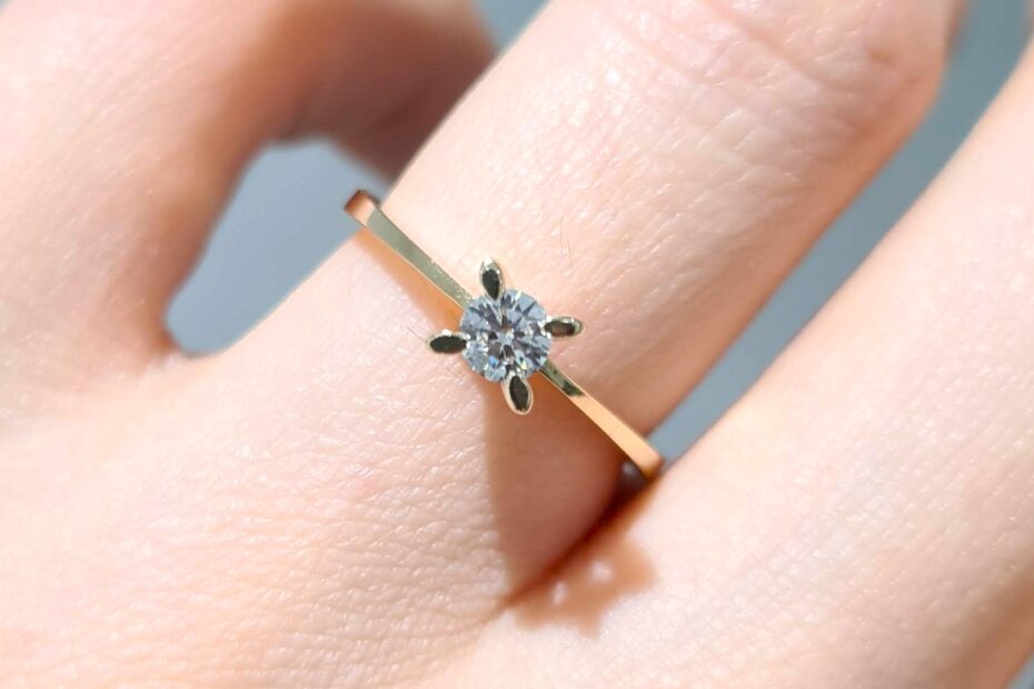 2. El 0,18 Karat Pırlanta Tektaş Yüzük X005910