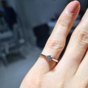 2. El 0,21 Karat Pırlanta Tektaş Yüzük X005932