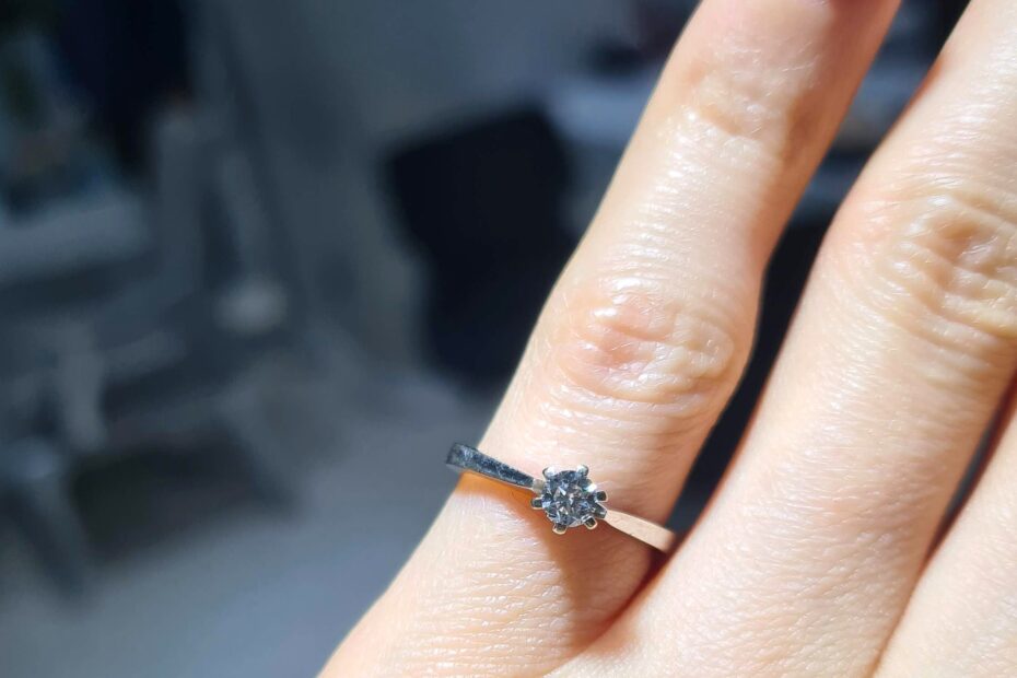 2. El 0,21 Karat Pırlanta Tektaş Yüzük X005932