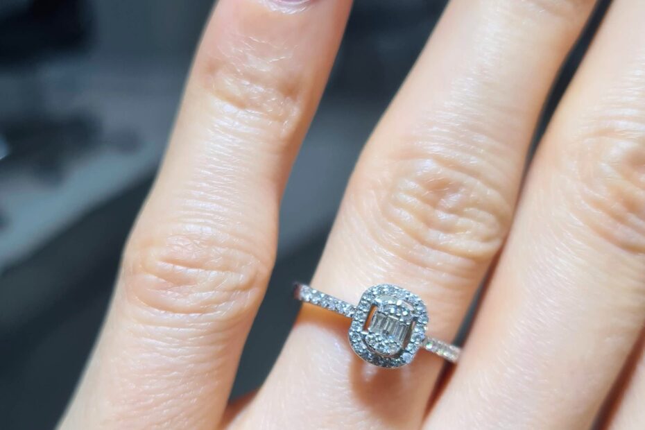 2. El 0,25 Karat Pırlanta Baget Yüzük X005871