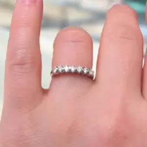 2. El 0,30 Karat Pırlanta Yarımtur Yüzük X005903