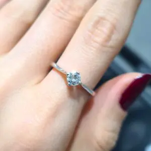 2. El 0,35 Karat Pırlanta Tektaş Yüzük X005904